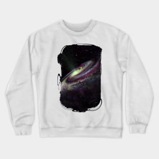 Unicorn Head Galaxy Crewneck Sweatshirt